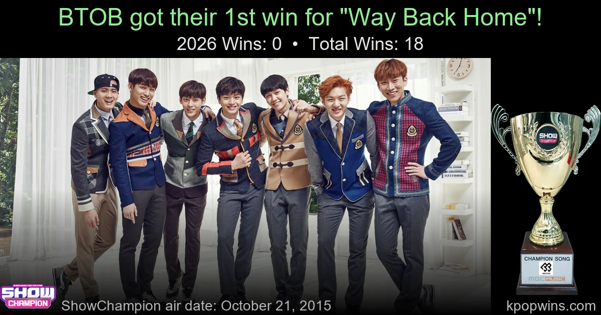 BTOB - Way Back Home